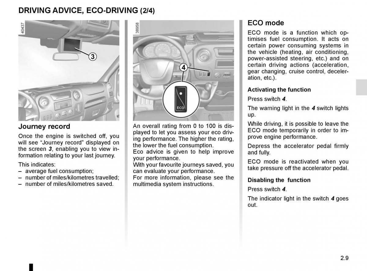 Renault Master III 3 owners manual / page 123