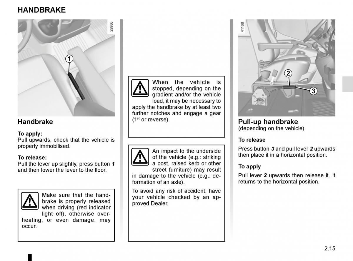 Renault Master III 3 owners manual / page 129