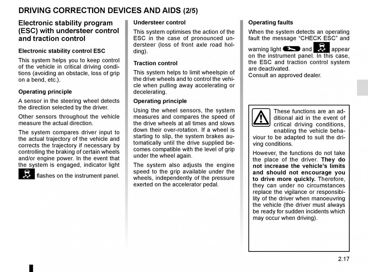 Renault Master III 3 owners manual / page 131