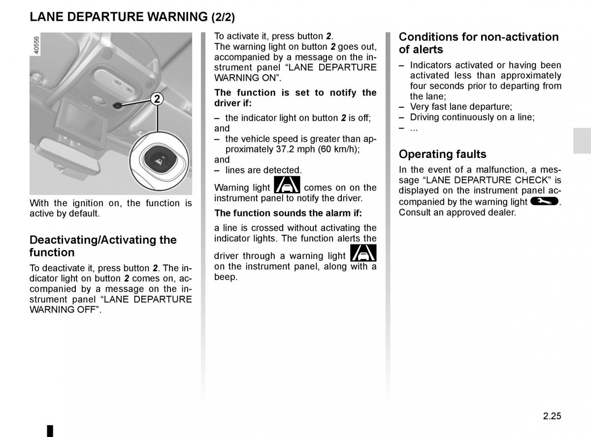 Renault Master III 3 owners manual / page 139