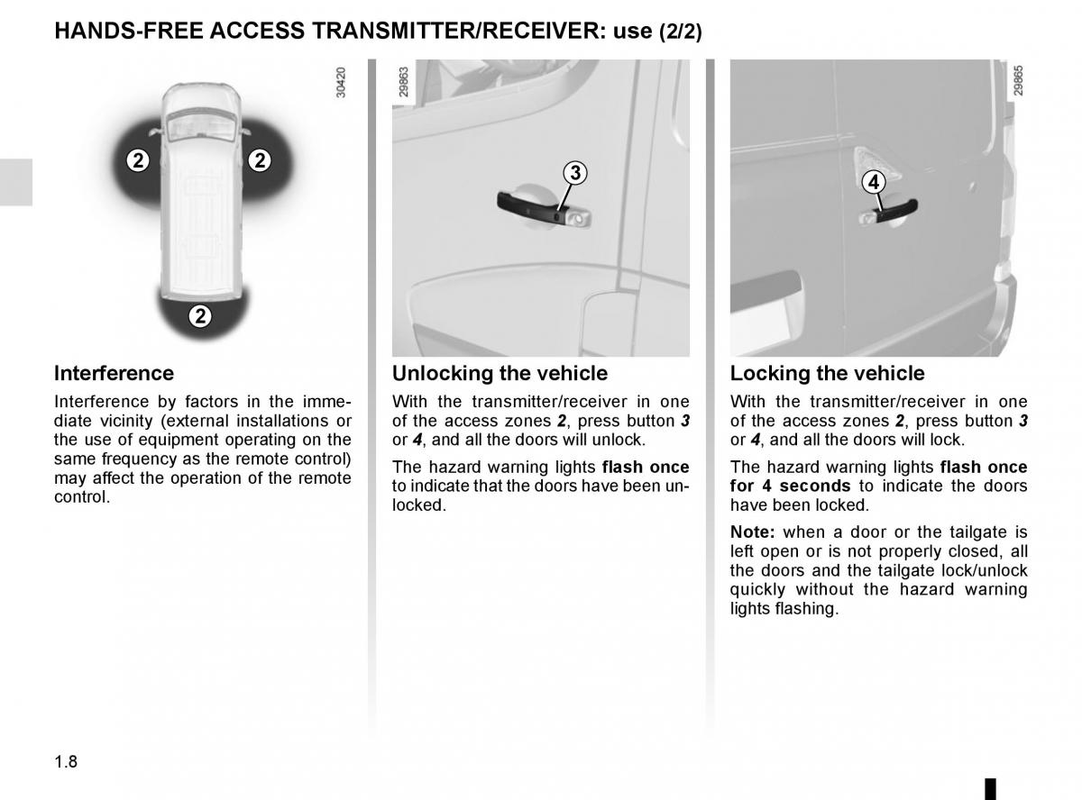 Renault Master III 3 owners manual / page 14