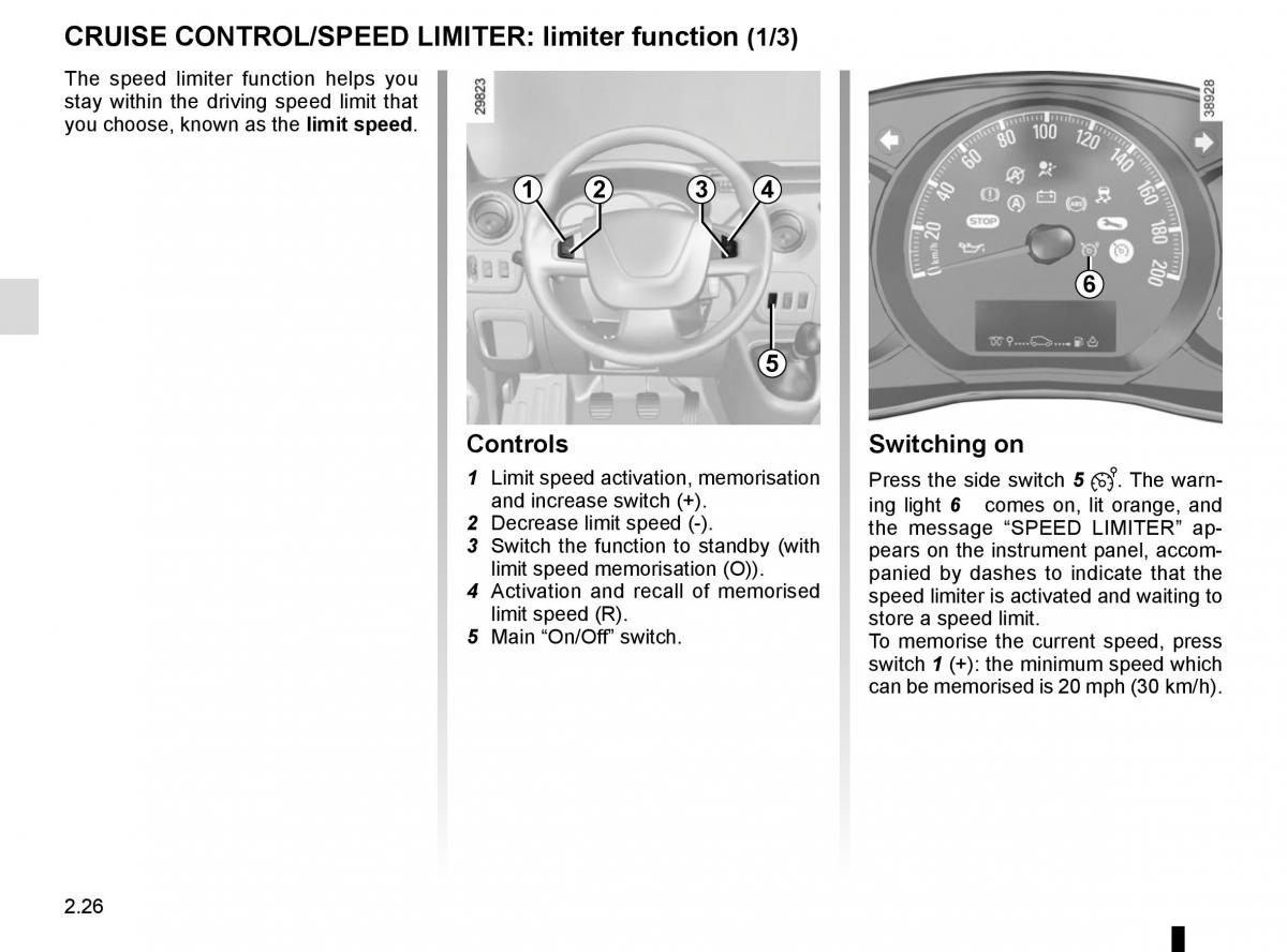 Renault Master III 3 owners manual / page 140