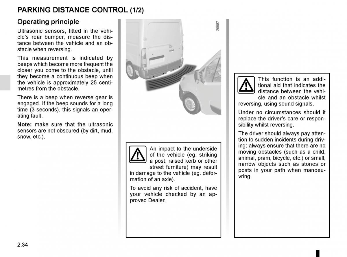 Renault Master III 3 owners manual / page 148