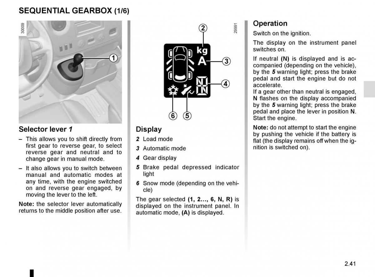 Renault Master III 3 owners manual / page 155