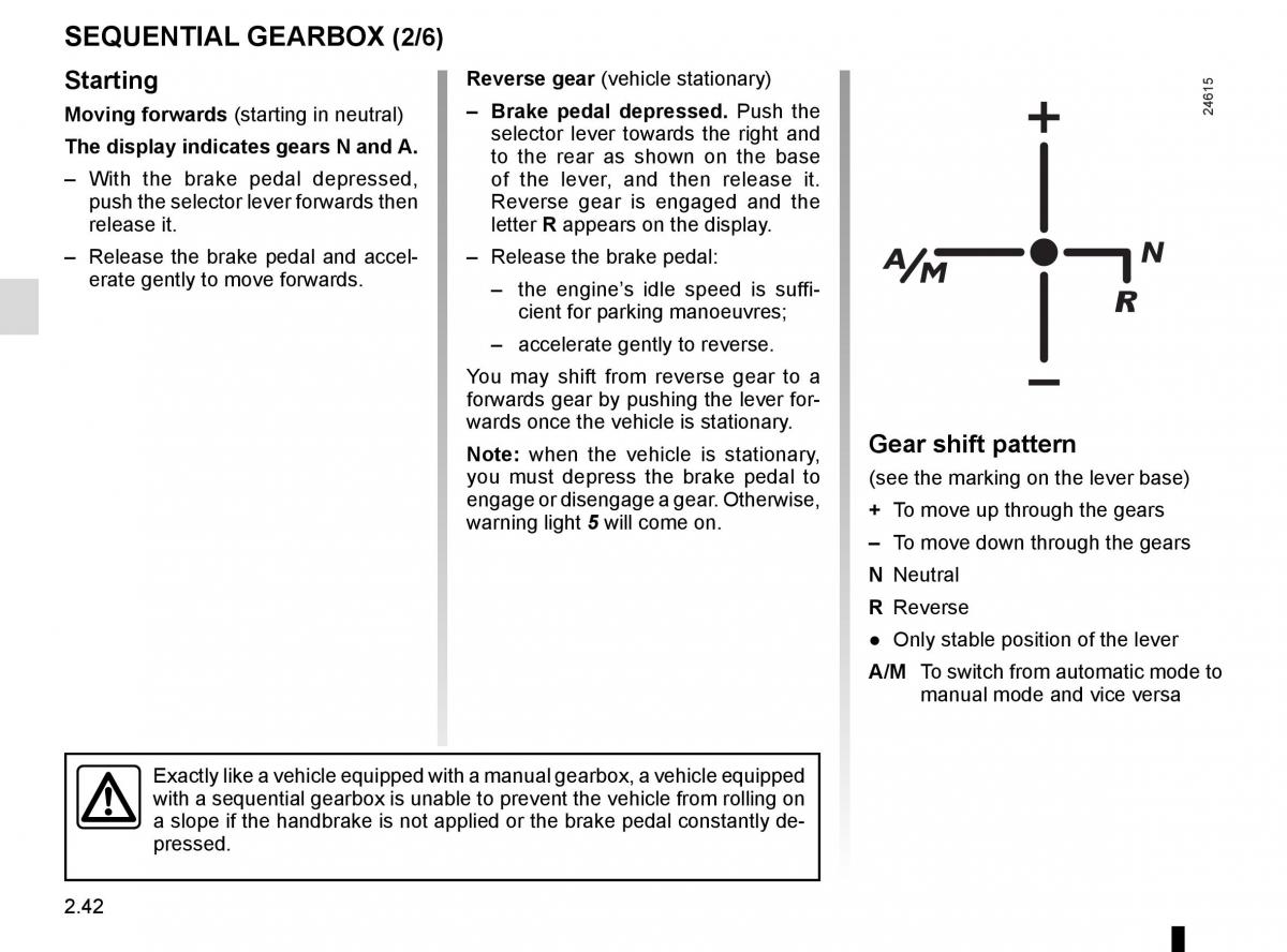 Renault Master III 3 owners manual / page 156