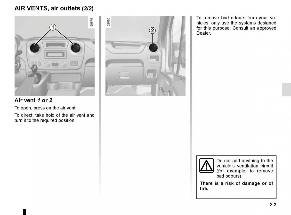 Renault Master III 3 owners manual / page 163