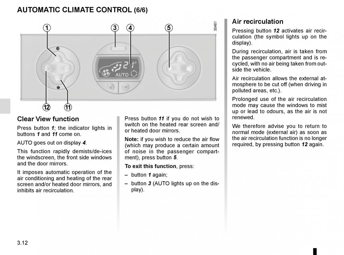 Renault Master III 3 owners manual / page 172