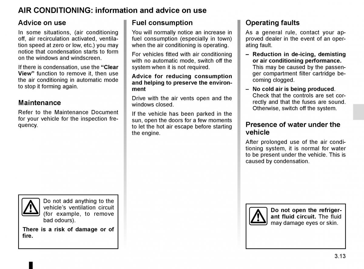 Renault Master III 3 owners manual / page 173