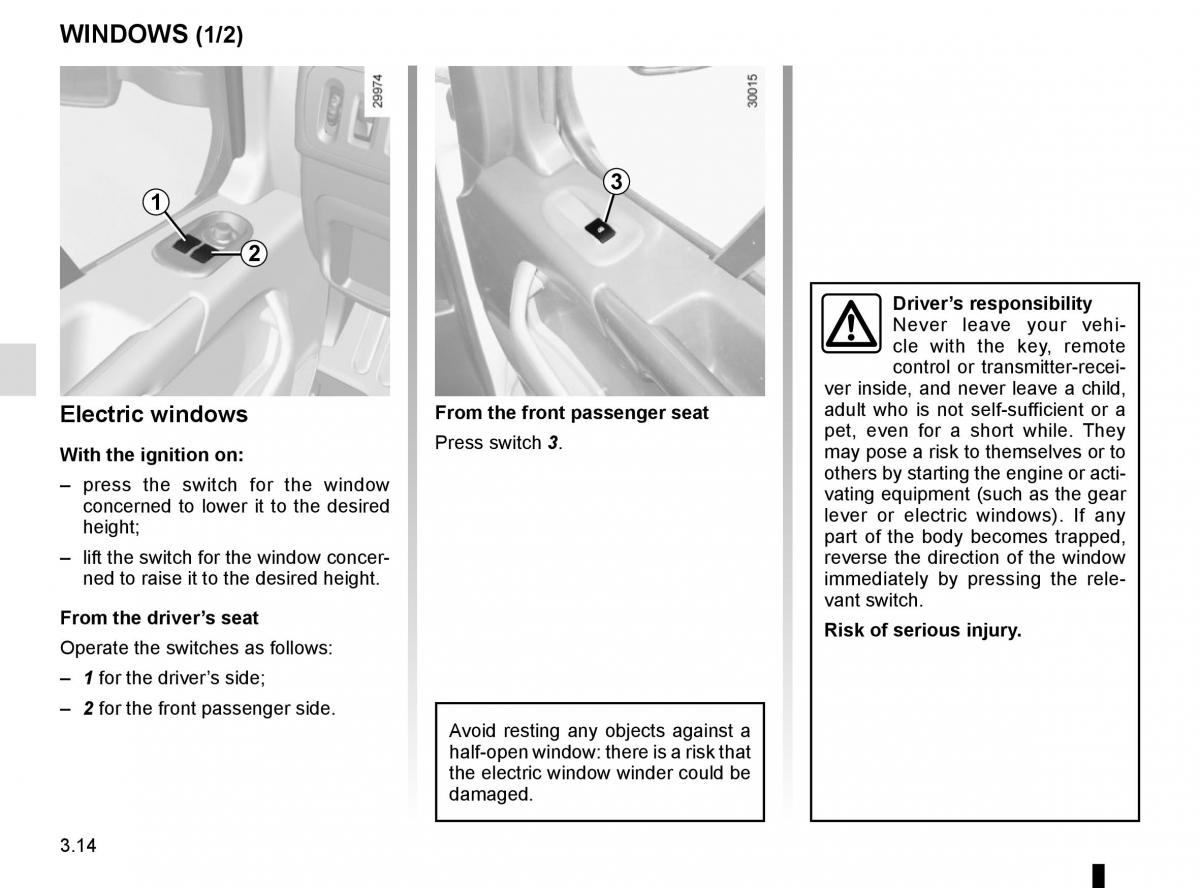 Renault Master III 3 owners manual / page 174