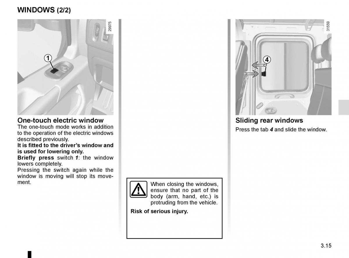 Renault Master III 3 owners manual / page 175