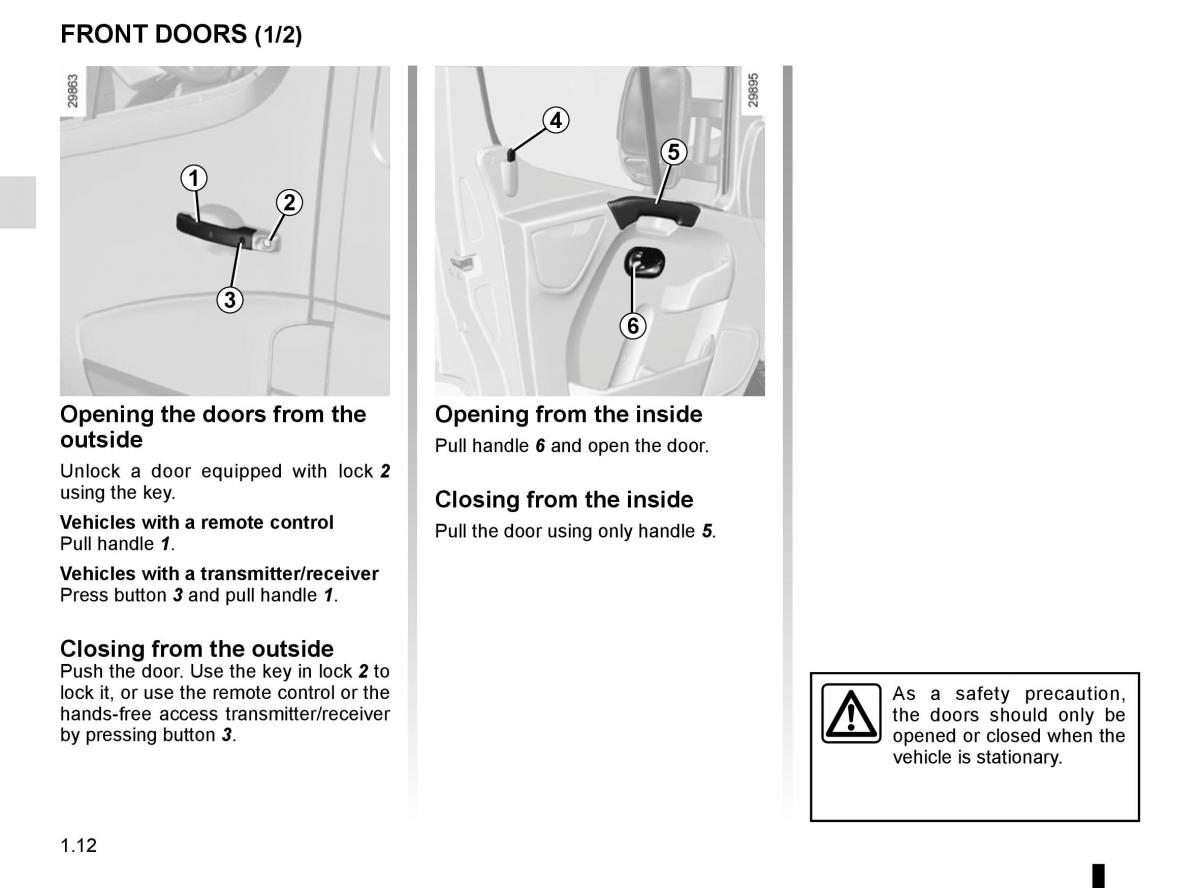 Renault Master III 3 owners manual / page 18