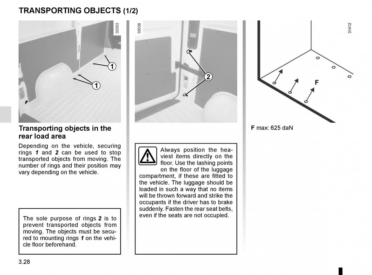 Renault Master III 3 owners manual / page 188