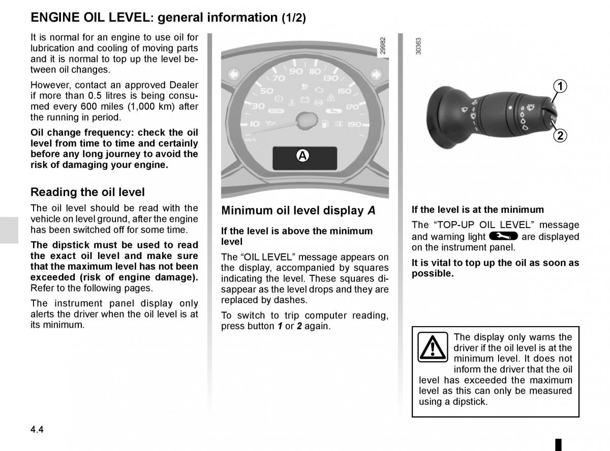 Renault Master III 3 owners manual / page 194