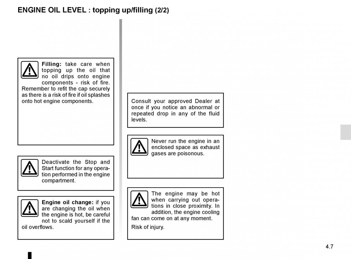 Renault Master III 3 owners manual / page 197