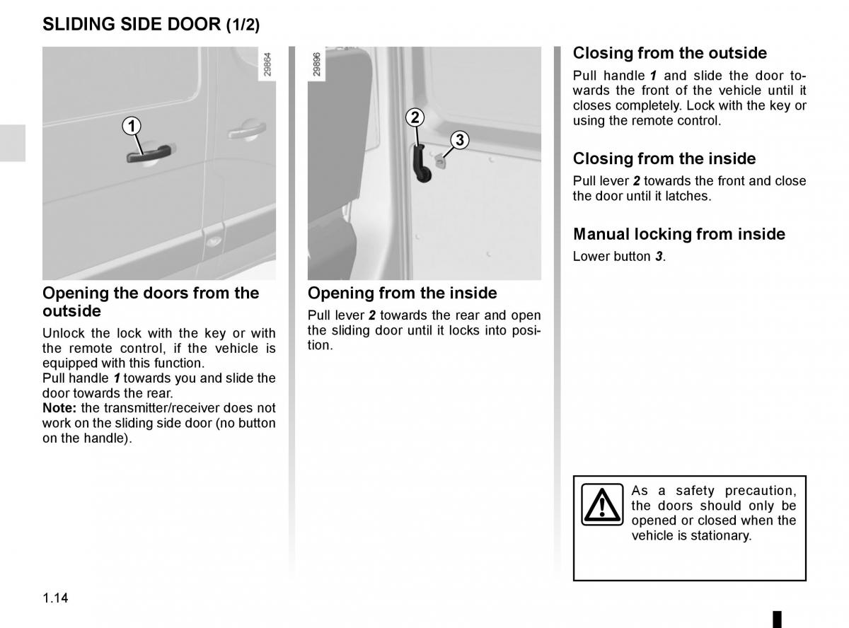 Renault Master III 3 owners manual / page 20