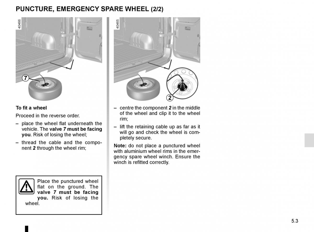 Renault Master III 3 owners manual / page 211