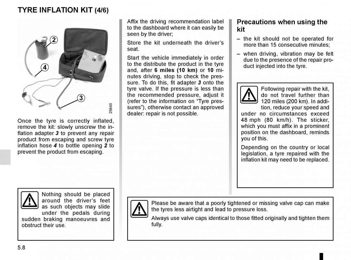 Renault Master III 3 owners manual / page 216