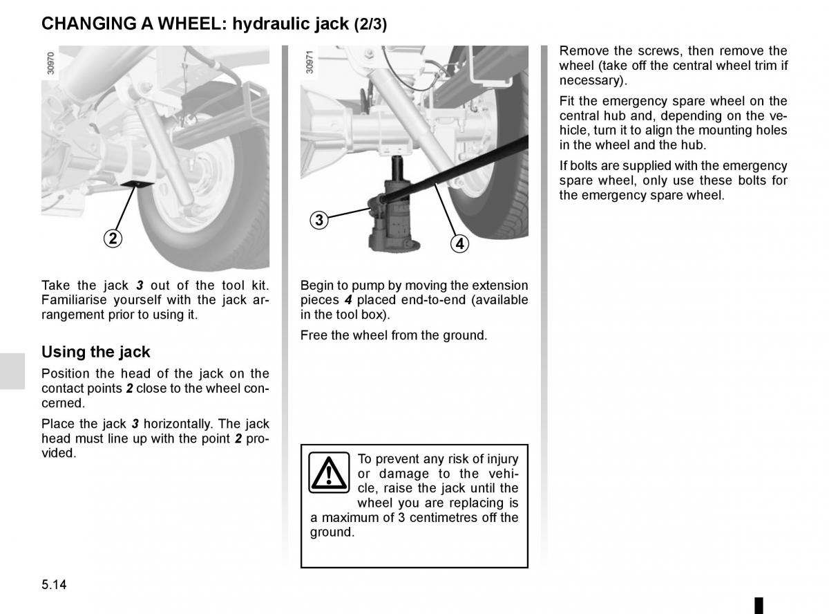 Renault Master III 3 owners manual / page 222