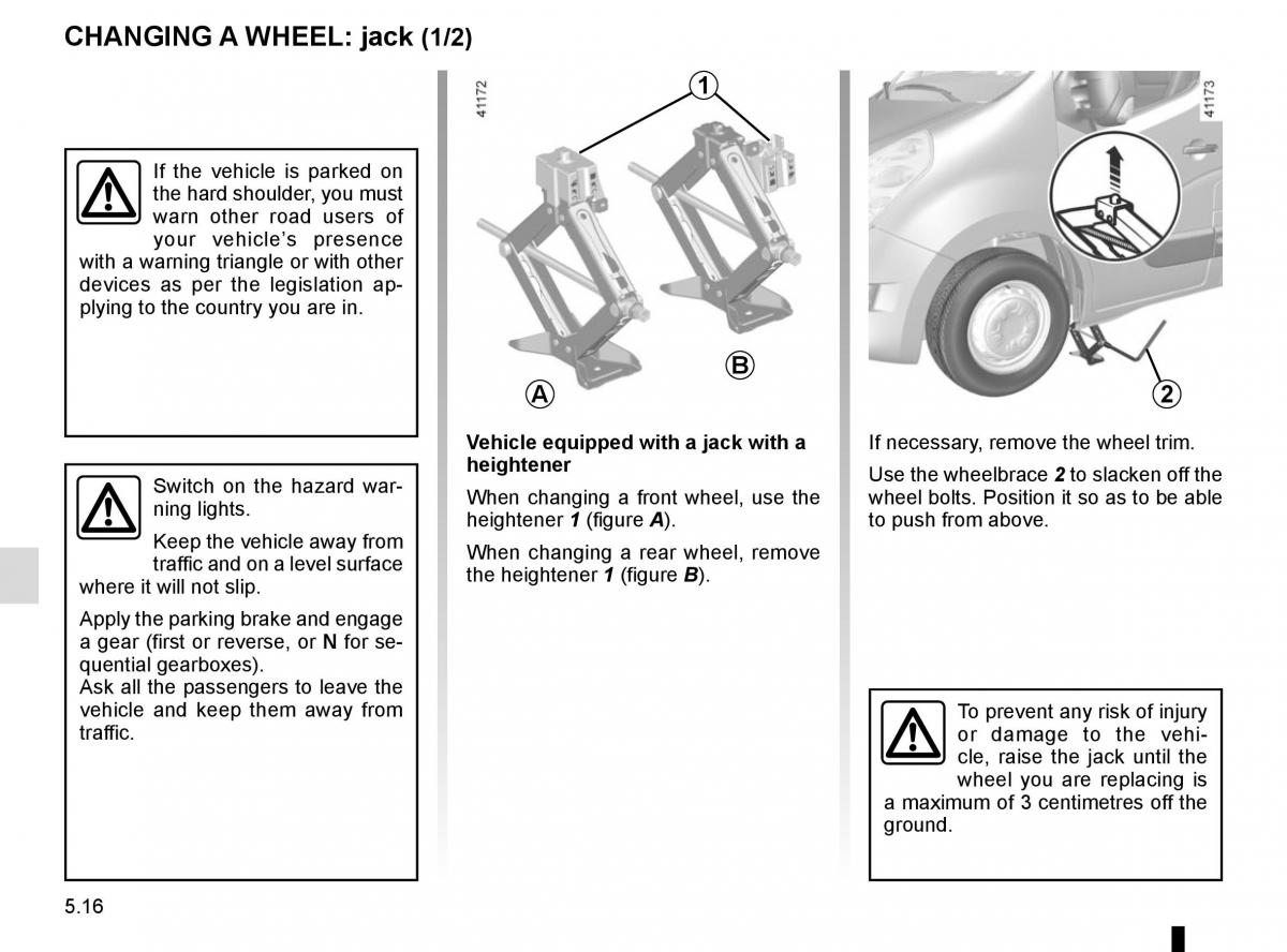 Renault Master III 3 owners manual / page 224