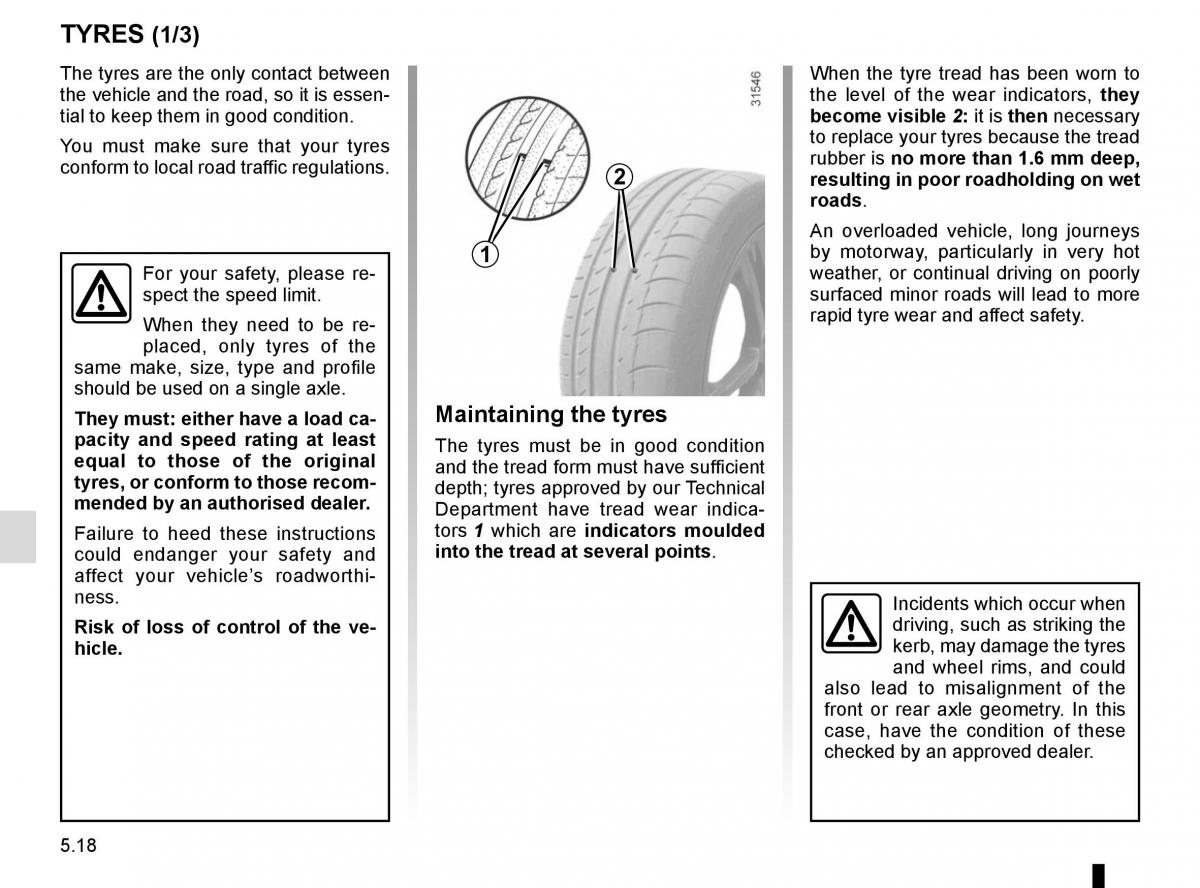 Renault Master III 3 owners manual / page 226