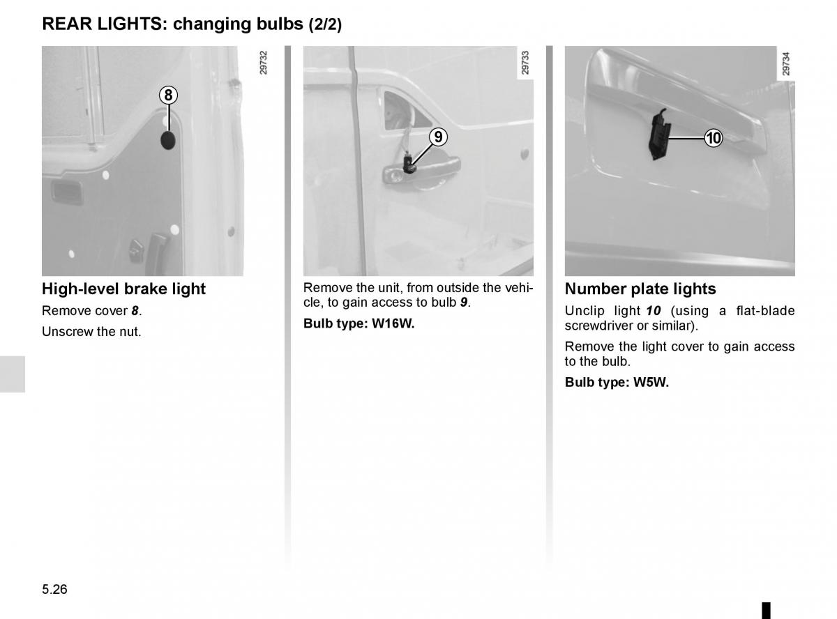 Renault Master III 3 owners manual / page 234