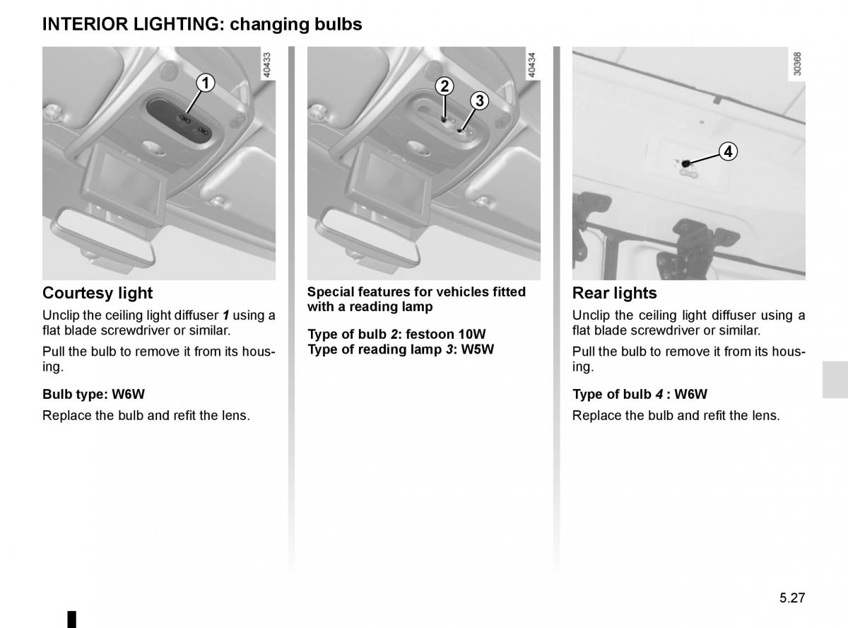 Renault Master III 3 owners manual / page 235