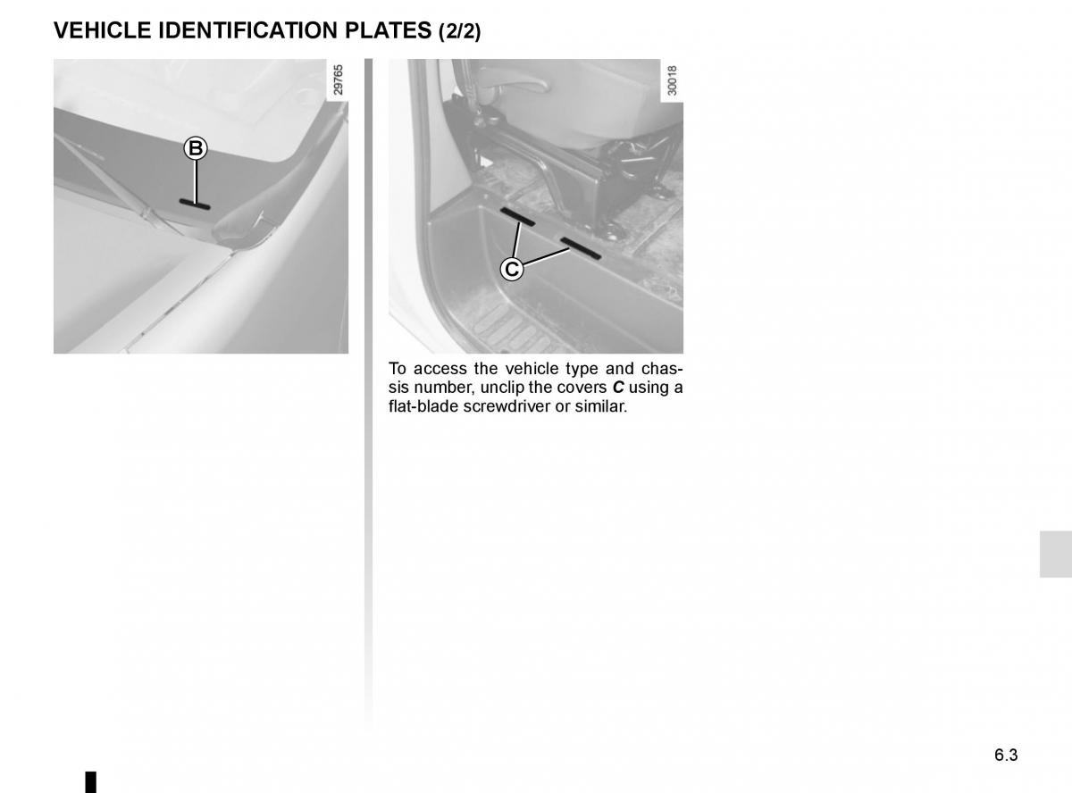 Renault Master III 3 owners manual / page 257