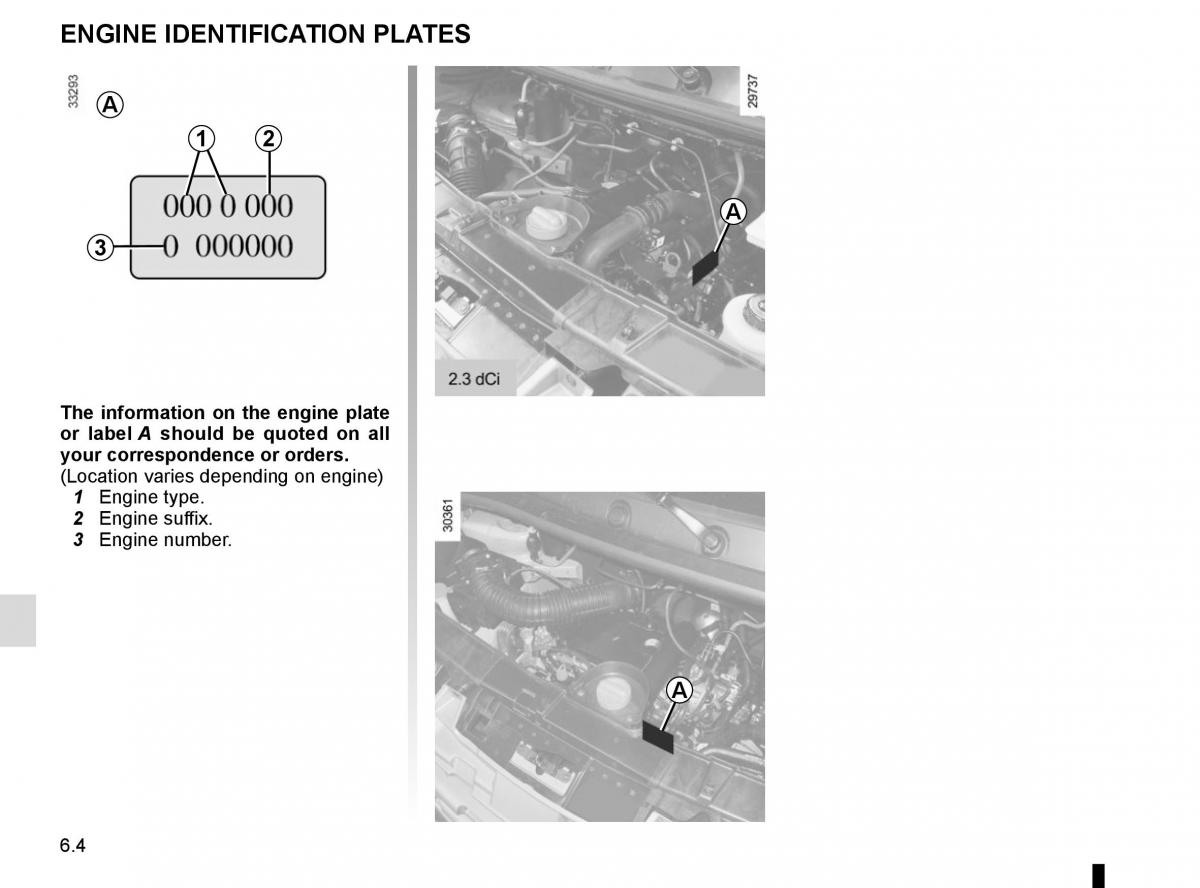 Renault Master III 3 owners manual / page 258