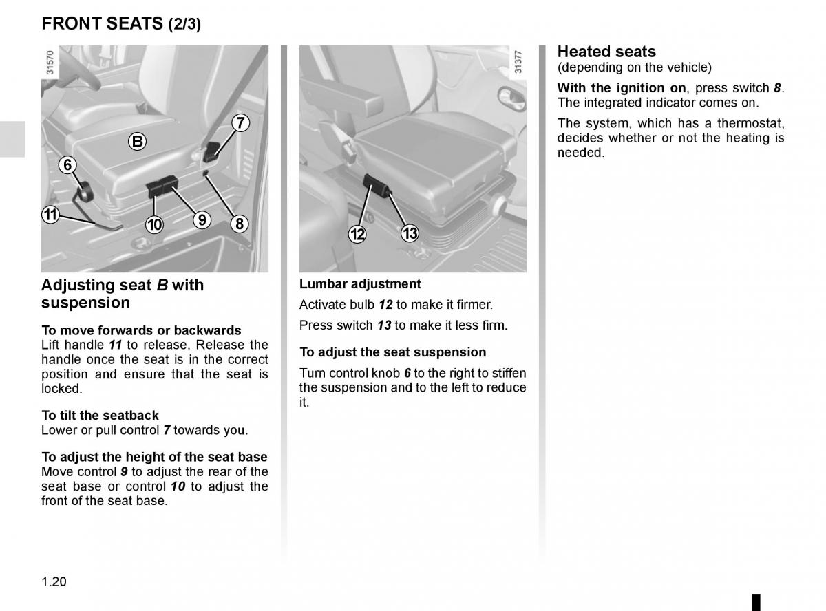 Renault Master III 3 owners manual / page 26