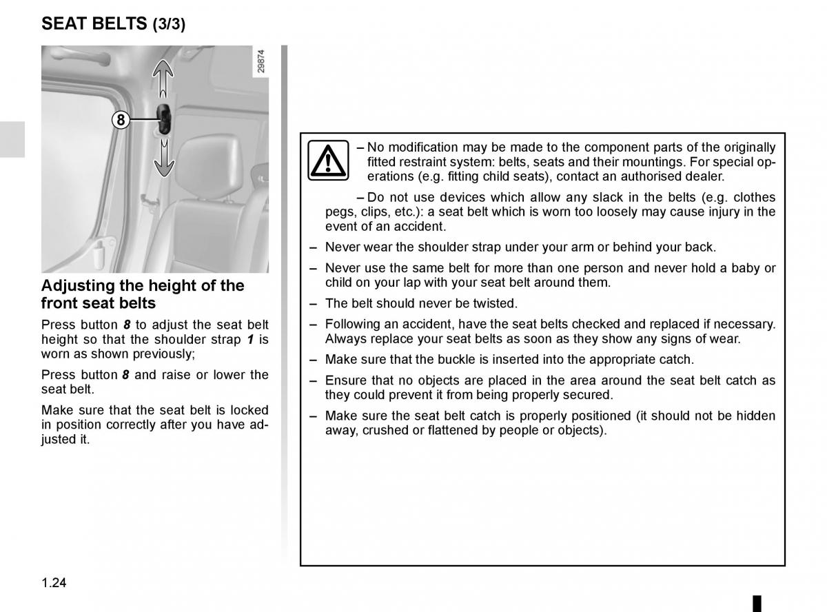 Renault Master III 3 owners manual / page 30