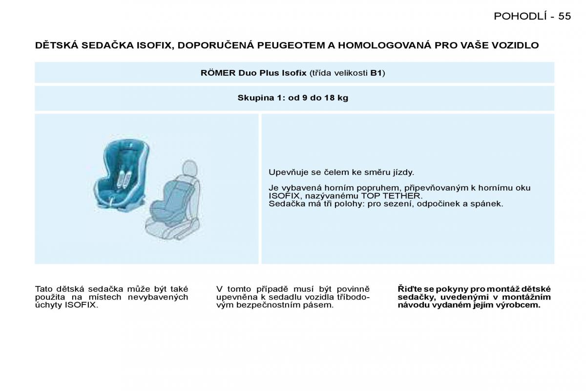 Peugeot 206 navod k obsludze / page 58