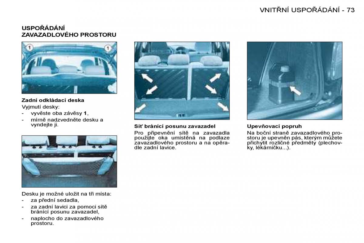 Peugeot 206 navod k obsludze / page 77