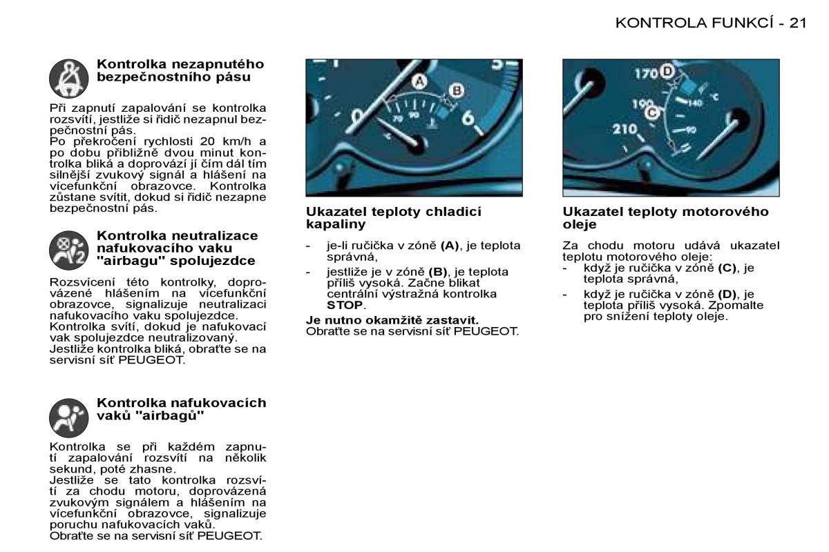 Peugeot 206 navod k obsludze / page 18