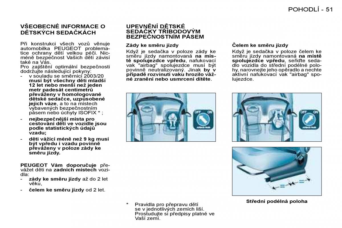 Peugeot 206 navod k obsludze / page 52