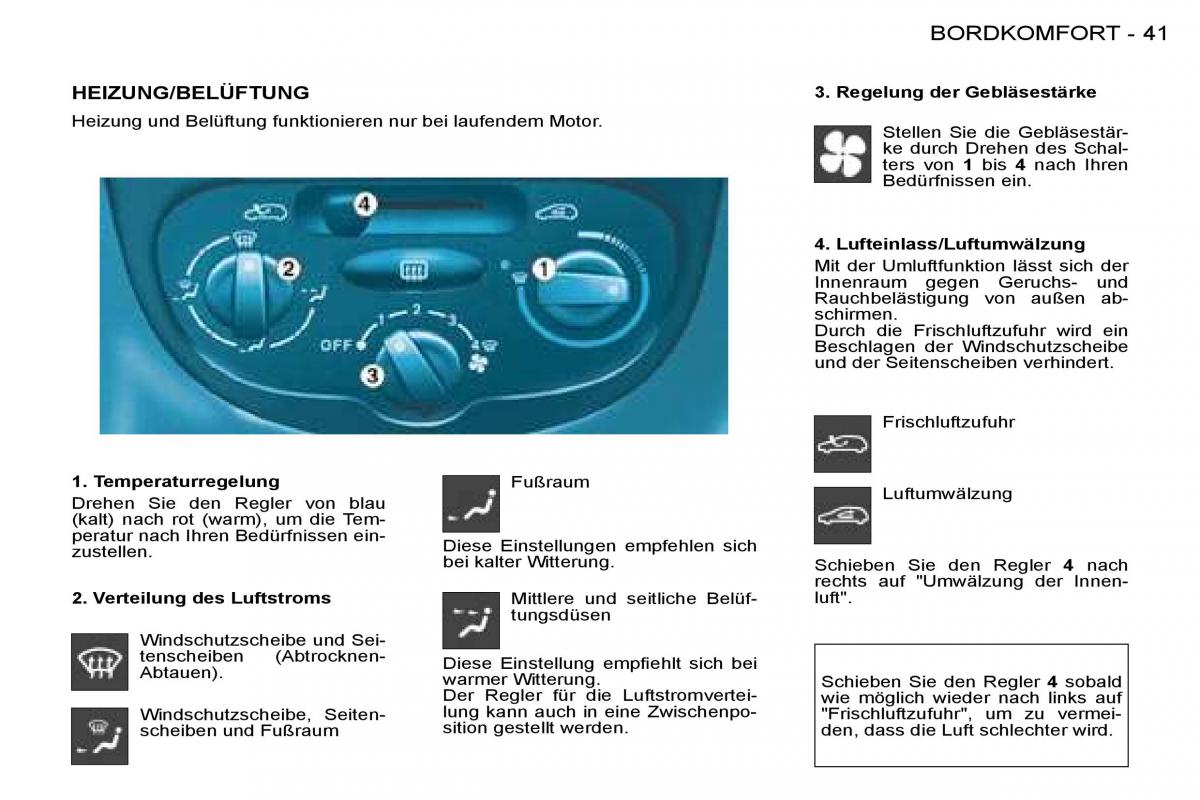 Peugeot 206 Handbuch / page 40