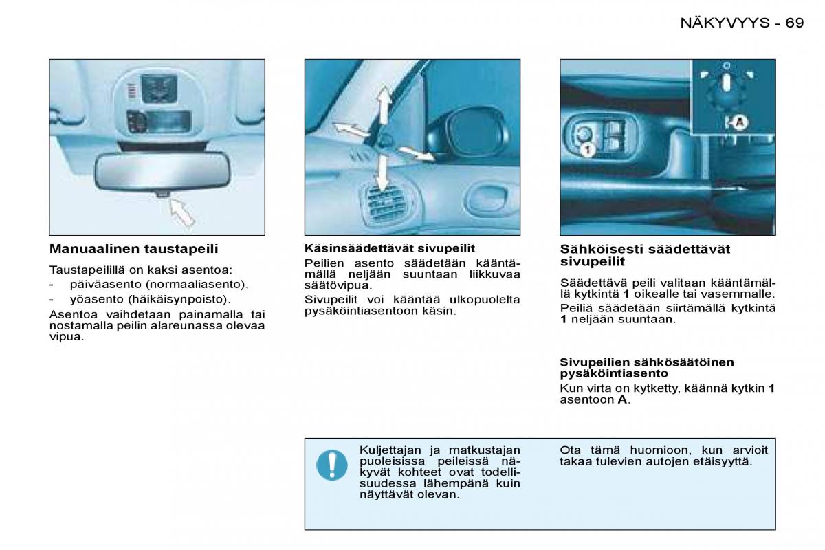 Peugeot 206 omistajan kasikirja / page 73