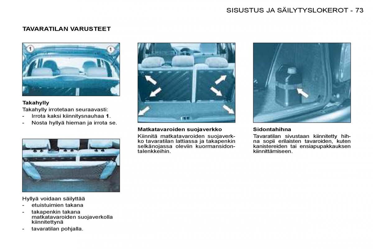 Peugeot 206 omistajan kasikirja / page 77