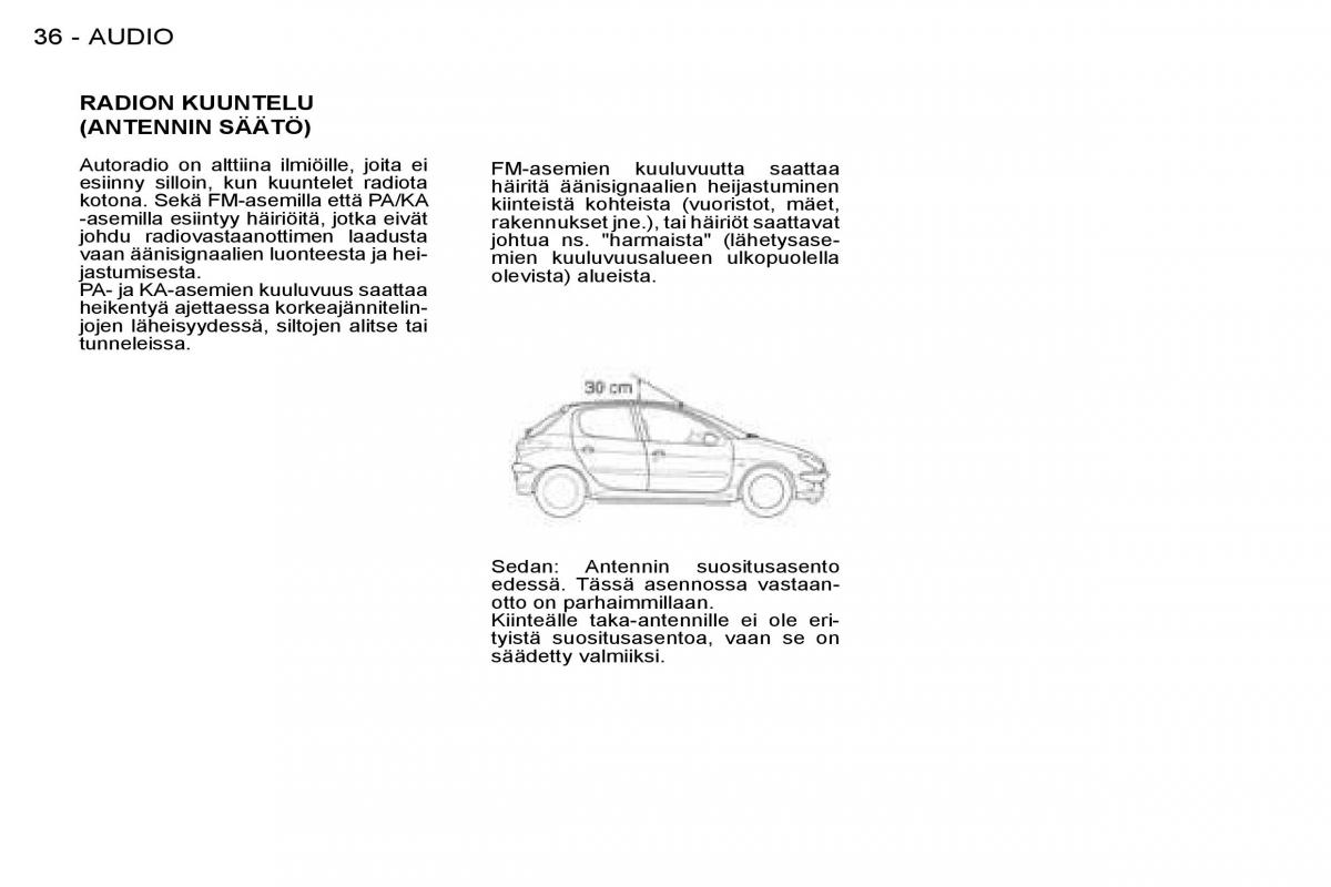 Peugeot 206 omistajan kasikirja / page 35