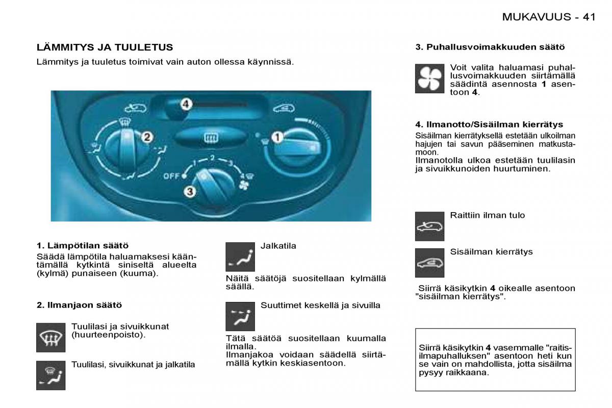 Peugeot 206 omistajan kasikirja / page 40