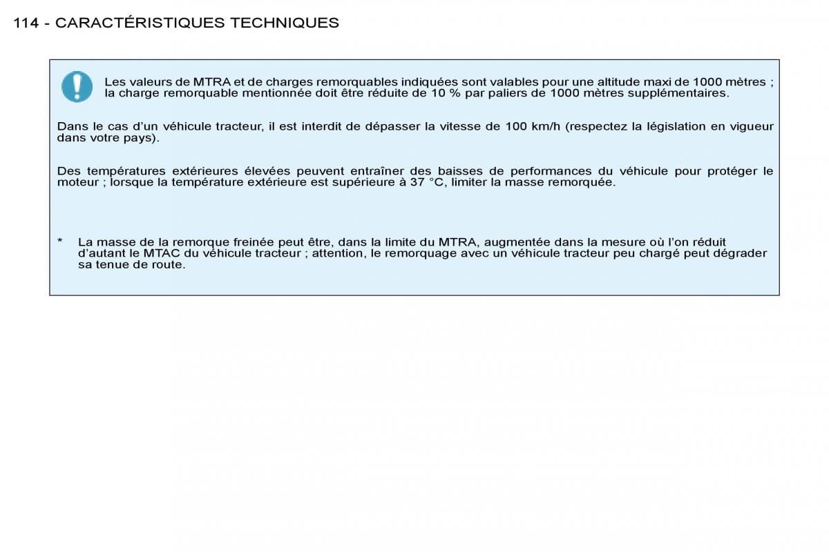 Peugeot 206 manuel du proprietaire / page 117