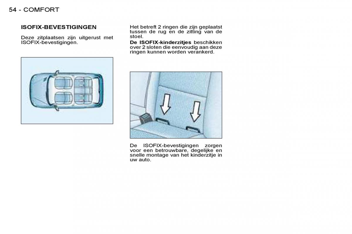 Peugeot 206 handleiding / page 57