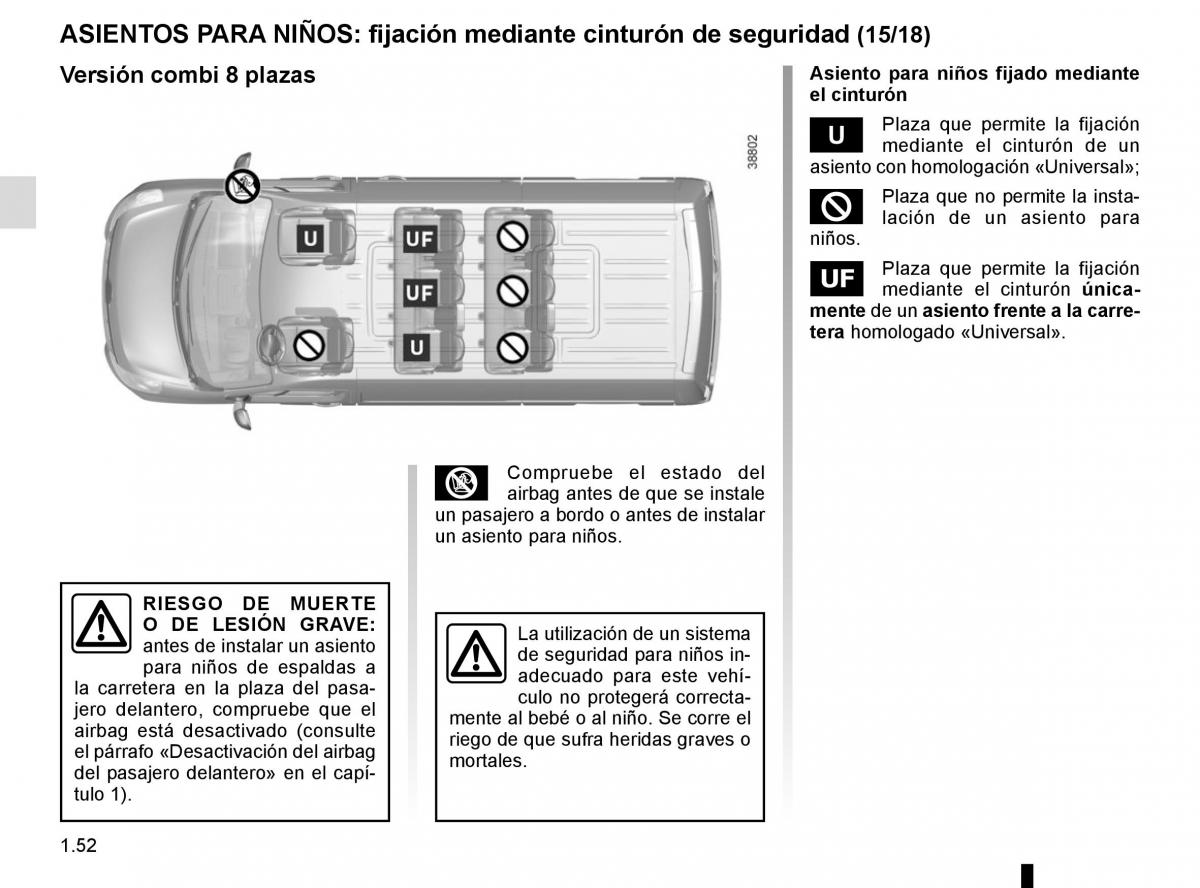 Renault Master III 3 manual del propietario / page 58