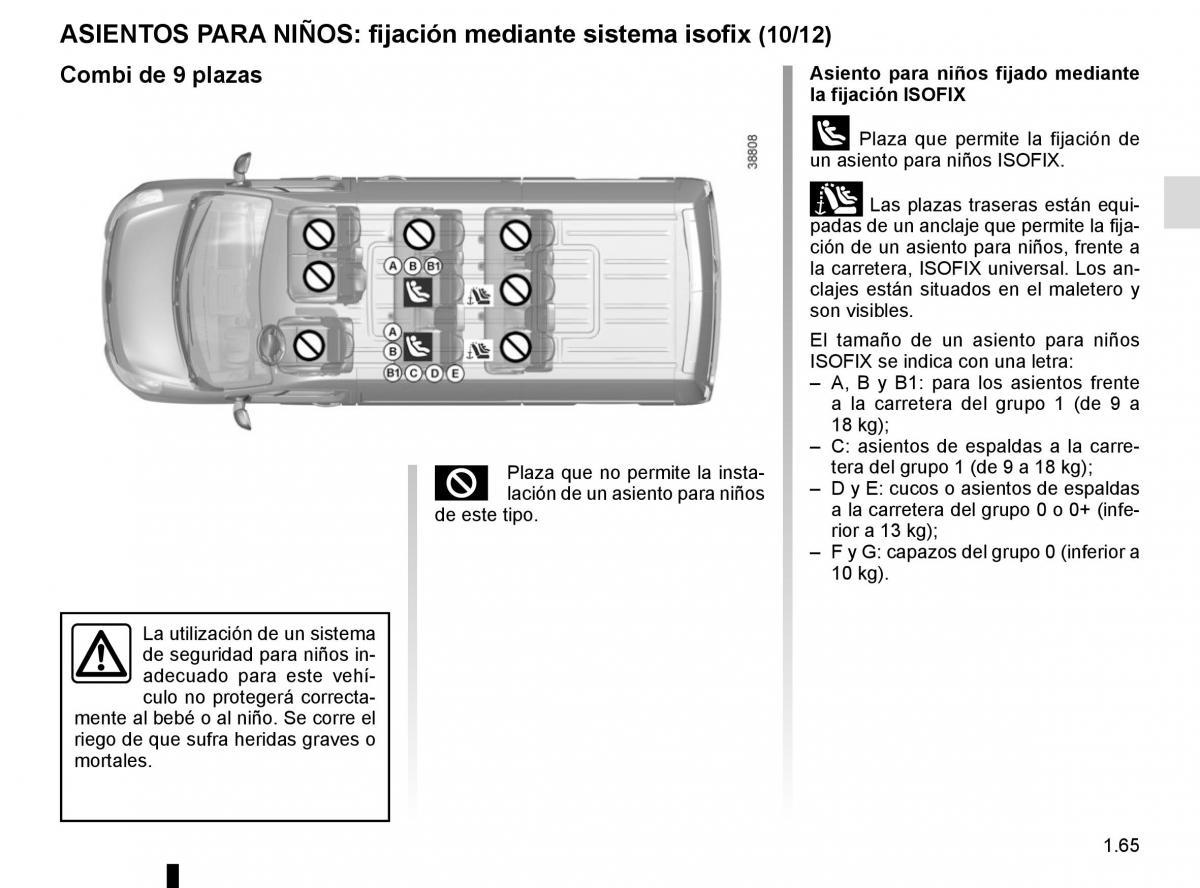 Renault Master III 3 manual del propietario / page 71