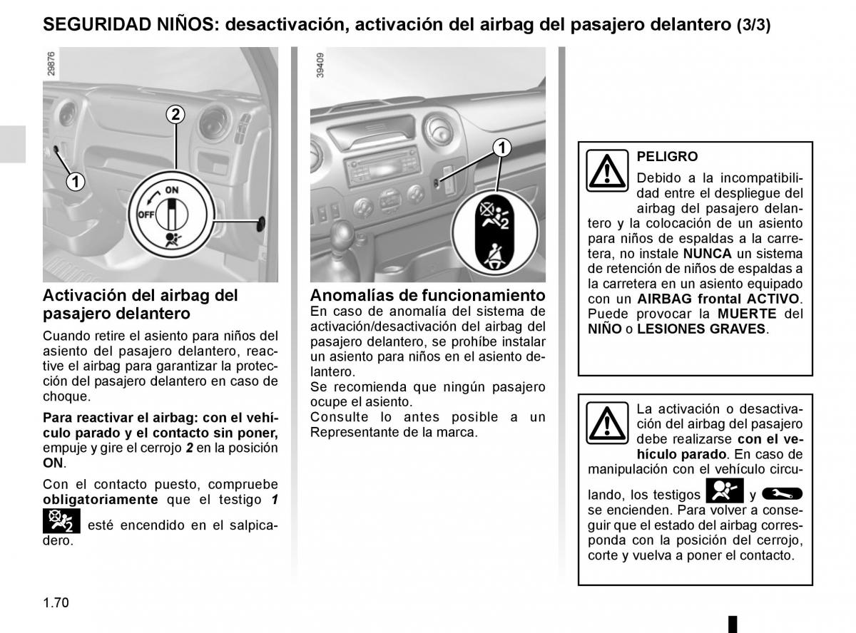 Renault Master III 3 manual del propietario / page 76