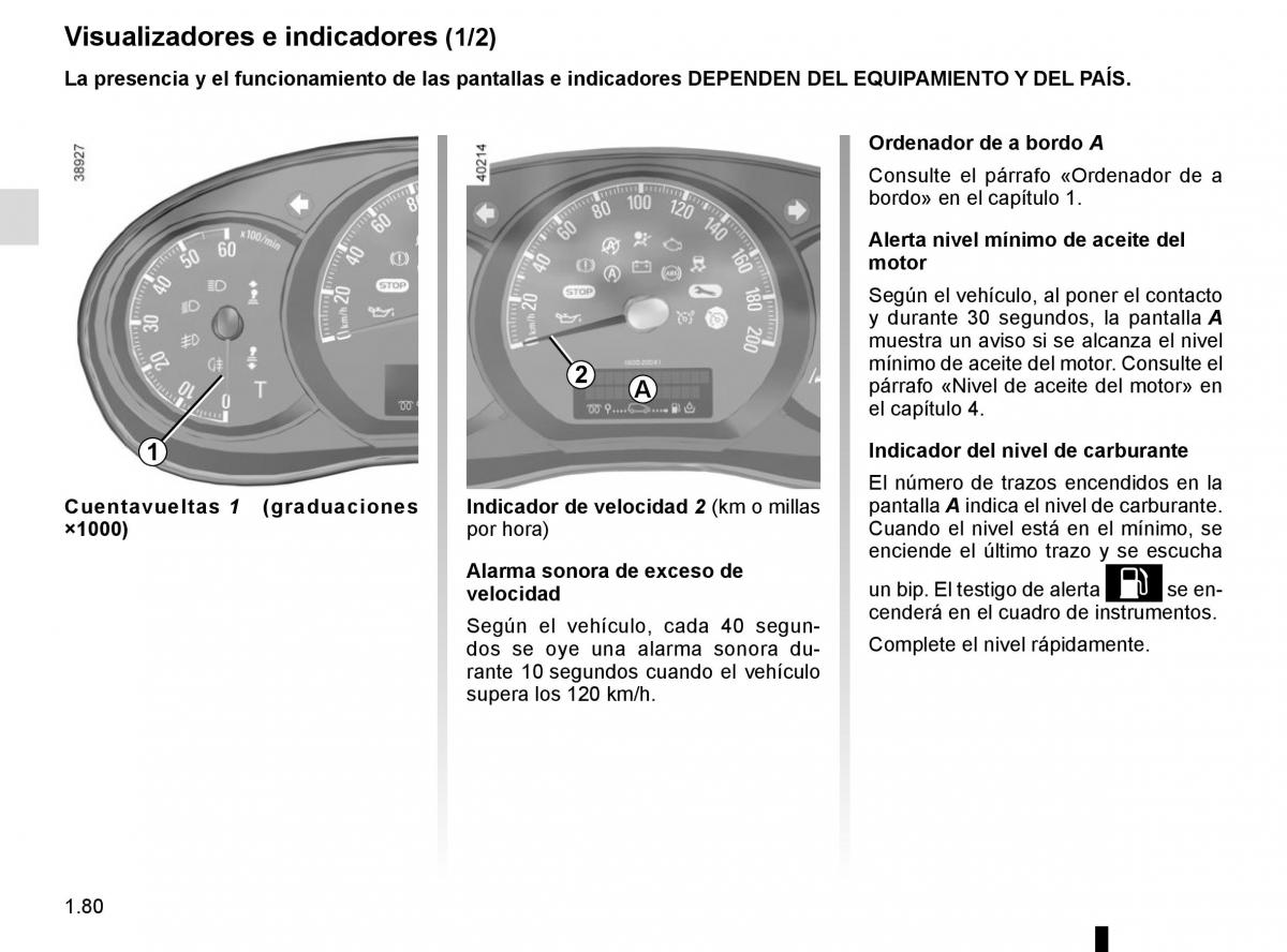 Renault Master III 3 manual del propietario / page 86