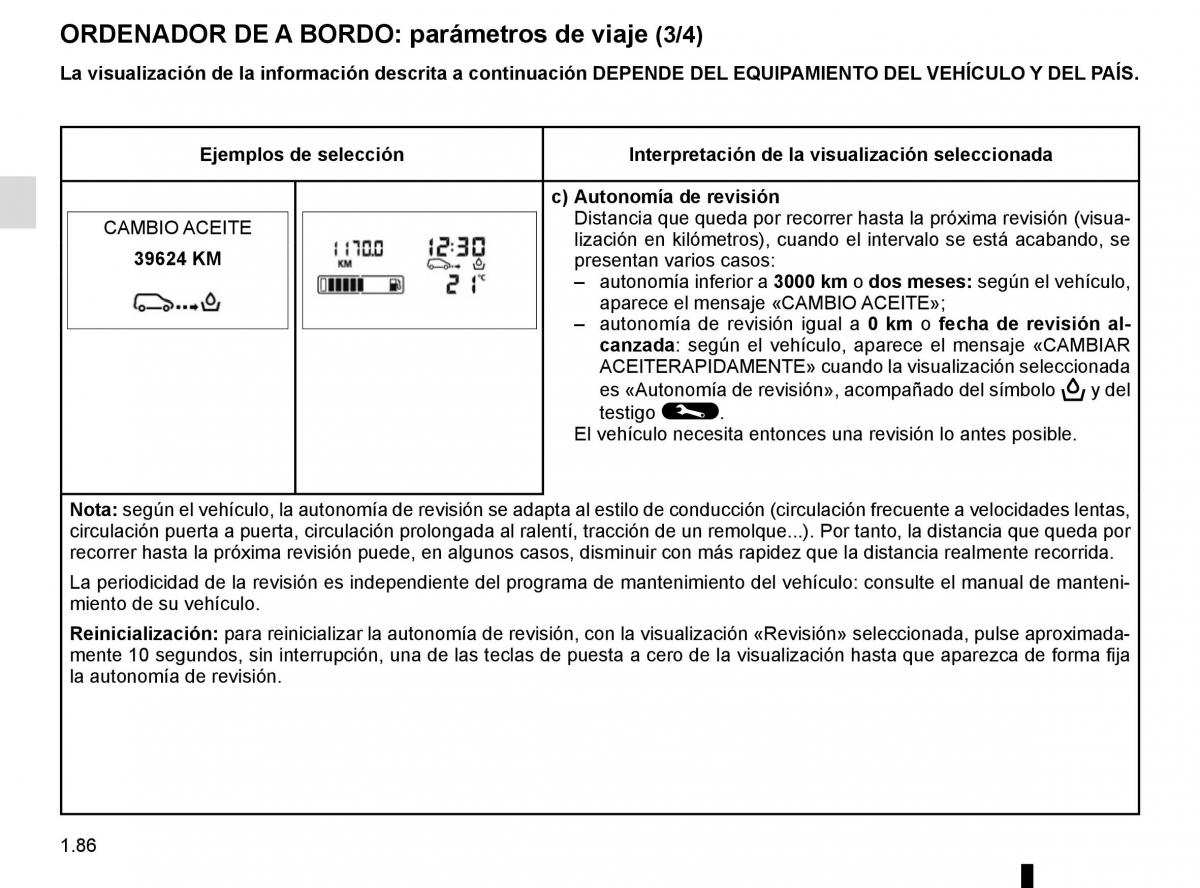 Renault Master III 3 manual del propietario / page 92