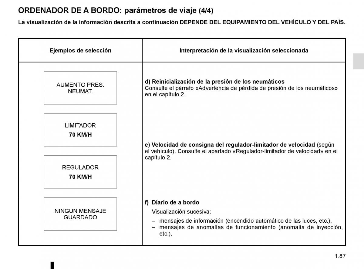 Renault Master III 3 manual del propietario / page 93