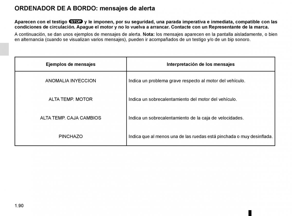 Renault Master III 3 manual del propietario / page 96