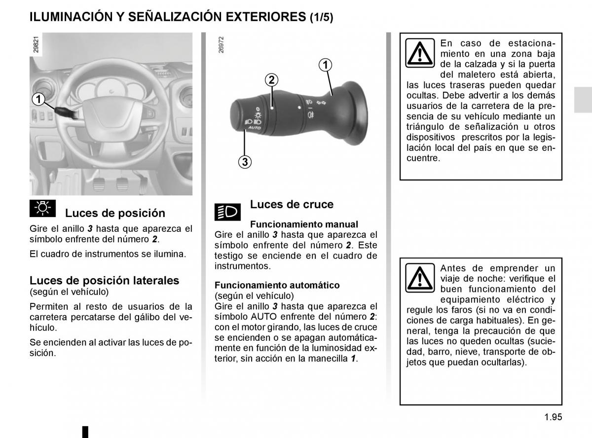 Renault Master III 3 manual del propietario / page 101