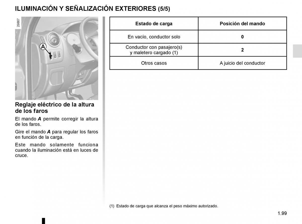 Renault Master III 3 manual del propietario / page 105